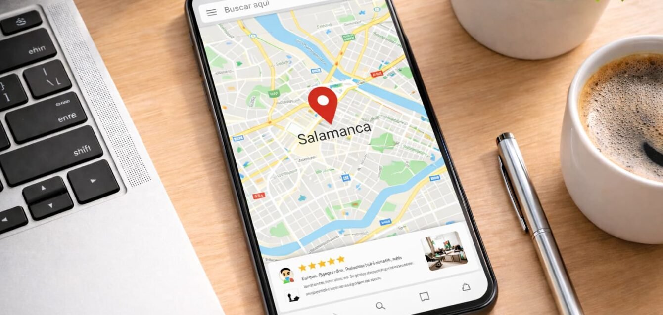 equipo de marketing digital analizando la ficha de empresa de Google