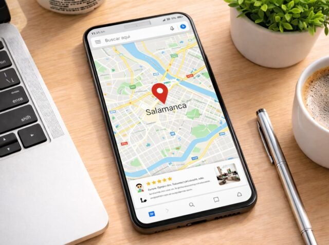 equipo de marketing digital analizando la ficha de empresa de Google