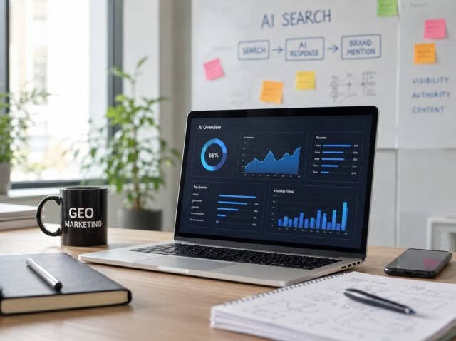 GEO Marketing aplicado a la visibilidad de una marca en buscadores con inteligencia artificial