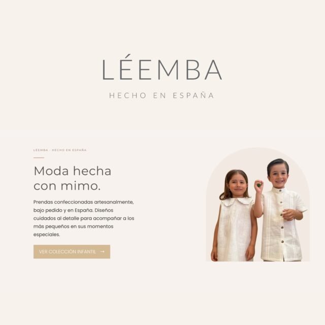 Diseño de tienda online de tienda de ropa artesanal en Salamanca