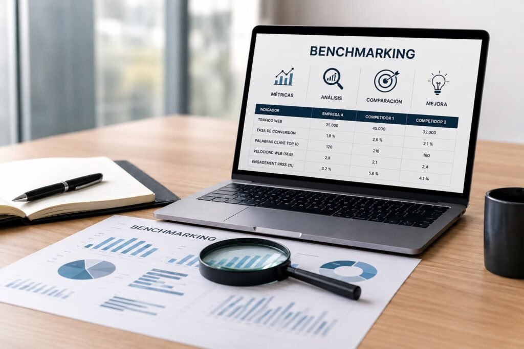 Benchmarking y análisis de la competencia en marketing digital